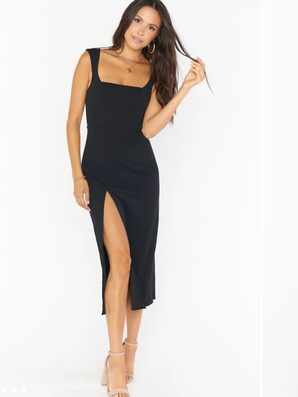 Blue Eden Midi Dress
